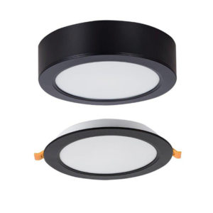 Bright Star LED Ceiling Light PC 2-in-1 Design Matt Black