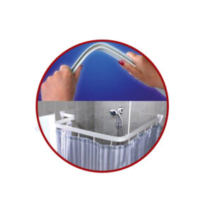 SHOWER BENDI TRACK SILVER