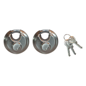 Yale Stainless Steel Discus Padlock 70MM 2-Pack