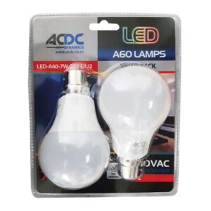 ACDC 7W LED 2-PACK GLOBES