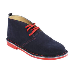 BATA SAFARI MENS BOOT NAVY/RED