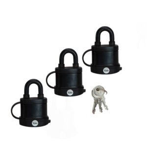 Yale All Weather Trailer Padlock 35MM 3-Pack