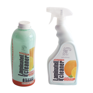 UNDERFOOT LAMINATE WOOD FLOOR CLEANER SPRAY BOTTLE 750ML COMBO CITRUS