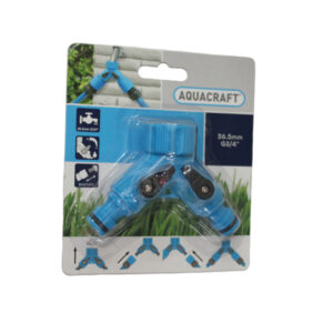 AQUACRAFT DUAL OUTLET TAP CONNECTOR