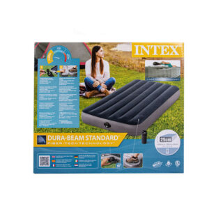 INTEX AIRBED WITH PUMP 99CM X 191CM X 25CM