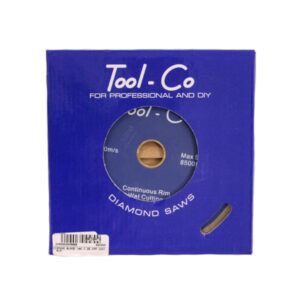 TOOL-CO DIAMOND BLADE 180MM X 25.4MM CONTINUOUS RIM