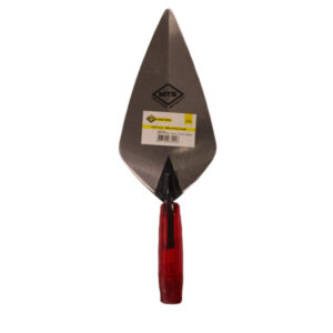 MTS BRICK TROWEL PLASTIC HANDLE RED 300MM