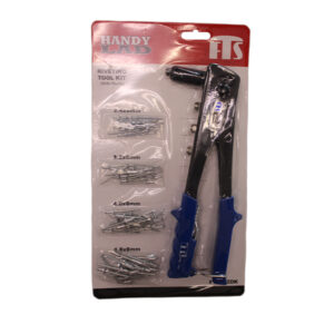 FTS HAND HELD RIVET GUN WITH 60 ASSORTED RIVETS