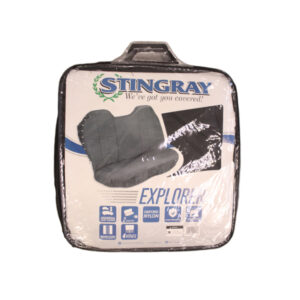 CAR SEAT COVER EXPLORER REAR 2PC BLACK
