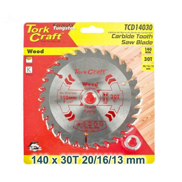 1001250-TORK-CRAFT-CIRCULAR-SAW-BLADE-140MM-X-20-16-13MM-X-30T