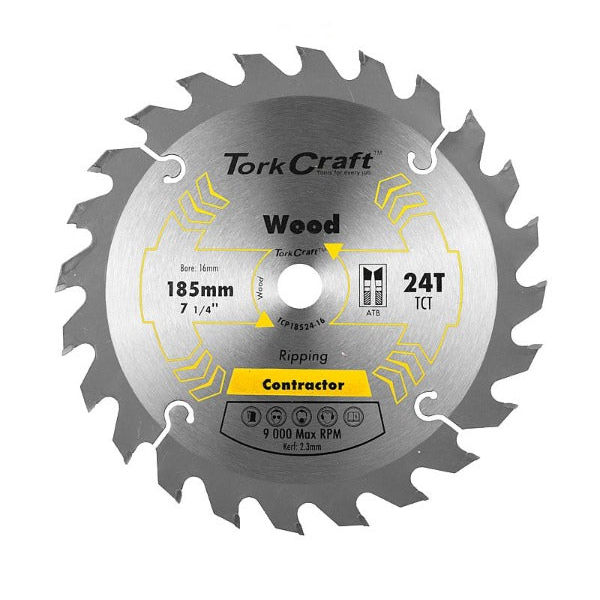 20366-TORK-CRAFT-CIRCULAR-SAW-BLADE-185MM-X-16MM-X-24T