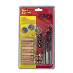 TORK CRAFT DOWEL KIT 6/8/10MM 43PC