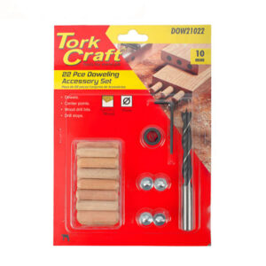 TORK CRAFT DOWEL KIT 10MM 22PC