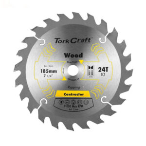 TORK CRAFT CIRCULAR SAW BLADE 185MM X 20/16MM X 24T