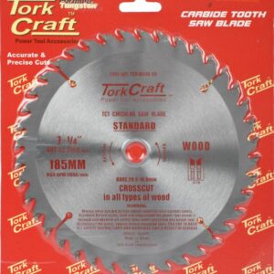 TORK CRAFT CIRCULAR SAW BLADE 185MM X 20/16MM X 40T