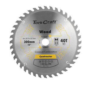 TORK CRAFT CIRCULAR SAW BLADE 300MM X 30MM X 40T