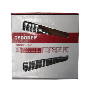GEDORE RED COMBINATION SPANNER SET 6-22MM 17PC
