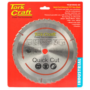 TORK CRAFT CIRCULAR SAW BLADE 185MM X 20/16MM X 42T UNIVERSAL