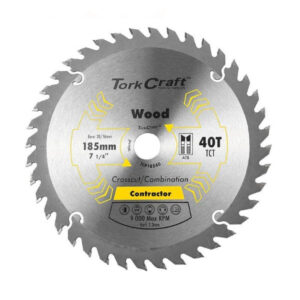 TORK CRAFT CIRCULAR SAW BLADE 185MM X 20/16MM X 40T