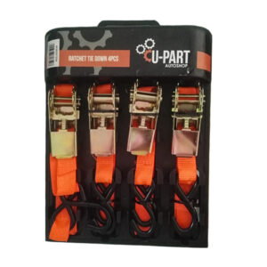 U-Part 4PC Tie-Down Ratchet Set