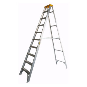 MAXI LADDER 10-STEP YELLOW TOP HEAVY DUTY