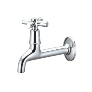 Borras Modern Chrome Plated Bib Tap Extended 15mm