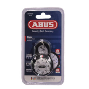 ABUS PADLOCK 50MM COMBINATION SILVER