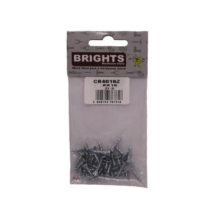 CHIPBOARD SCREWS 8MM X 16MM (25) CHROME PLATED