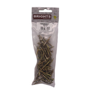 CHIPBOARD SCREWS 8MM X 35MM (100)