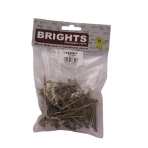 CHIPBOARD SCREWS 8MM X 50MM (100)