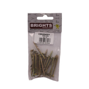 CHIPBOARD SCREWS 8MM X 45MM (25)