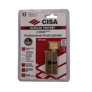 CISA CYLINDER DOUBLE 65MM BRASS C2000PLUS