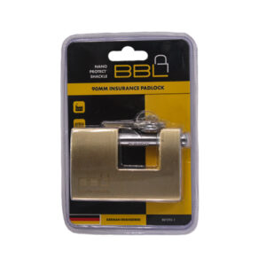 BBL PADLOCK INSURANCE 90MM BRASS