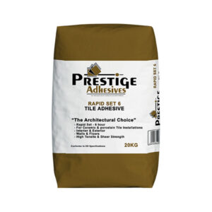 PRESTIGE RAPID SET 6-HOUR TILE ADHESIVE 20KG