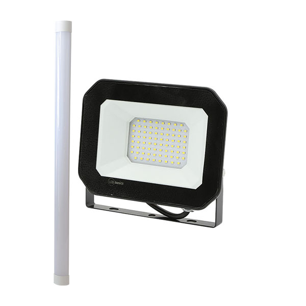 99644-Flash-36W-LED-Batten-Light-with-50W-LED-Basic-Floodlight-Combo