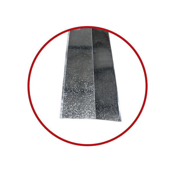 Galvanized V Ridge 2.45M (0.4MM) BRIGHTS Hardware Shop Online