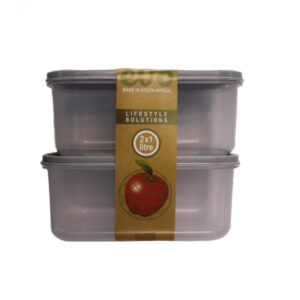 EVO Lunch Box Grey 2PC 1LT