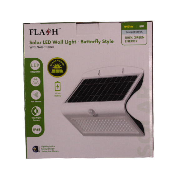 99138-SOLAR-8W-LED-BUTTERFLY-WALL-LIGHT-WHITE