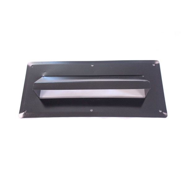 15685-LETTER-PLATE-HOODED-STEEL-BLACK-EPOXY