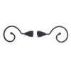 54271-CURTAIN-FINIAL-MATT-BLACK-STEEL-SCROLL-25MM
