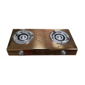 TOTAI 2-BURNER STAINLESS STEEL GAS STOVE ROSE GOLD