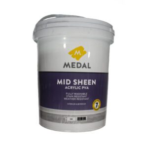 MEDAL MID SHEEN ACRYLIC PVA WHITE 20LT