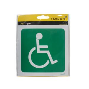 TOWER SABS PHYSICALLY CHALLENGED SIGN 190MM X 190MM