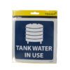 46375-SIGN-SABS-TANK-WATER-IN-USE-190MM-X-190MM