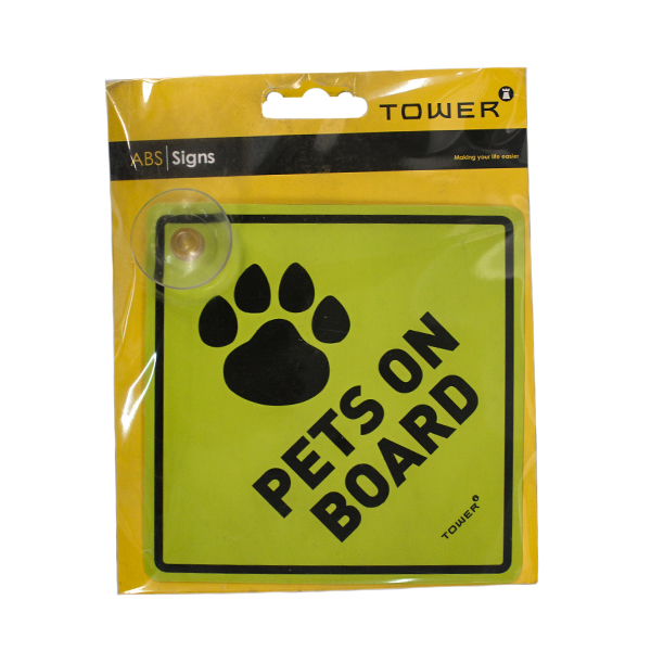 46428-SIGN-VEHICLE-PETS-ON-BOARD