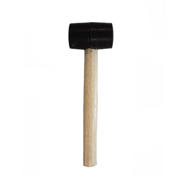 59411-MALLET-RUBBER-WOODEN-HANDLE-250G