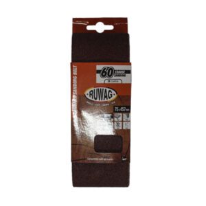RUWAG SANDING BELT 75MM X 457MM 3-PACK