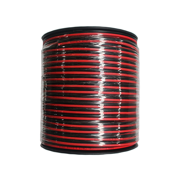 19671-CABLE-SPEAKER-2.5MM-RED-BLACK-100M-COIL