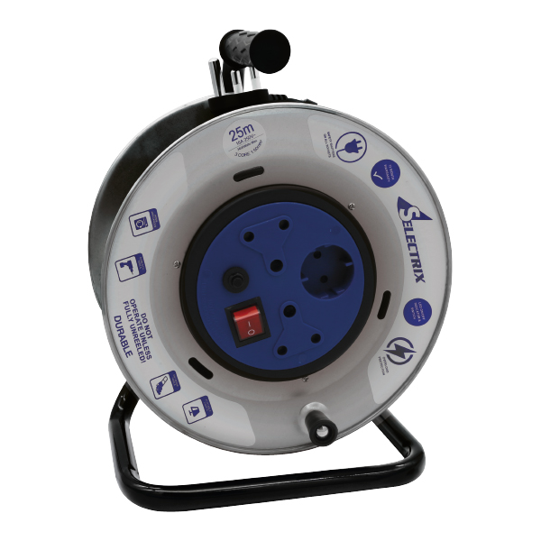 82166-Selectrix-25m-16A-Metal-Reel