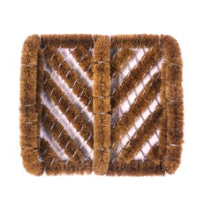MAT COIR HERRINGBONE BOOT WIPER 300MM X 350MM